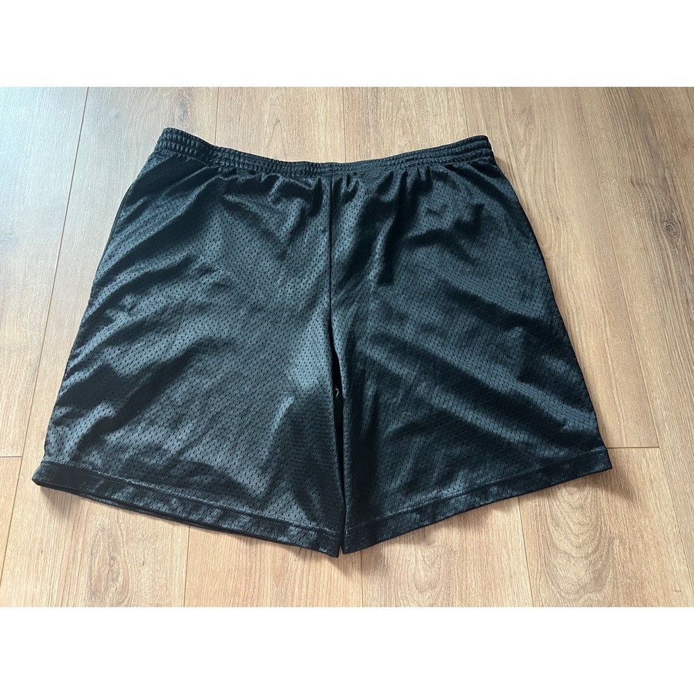 Men's Black Athletic Wear Black Basketball Shorts Size Medium